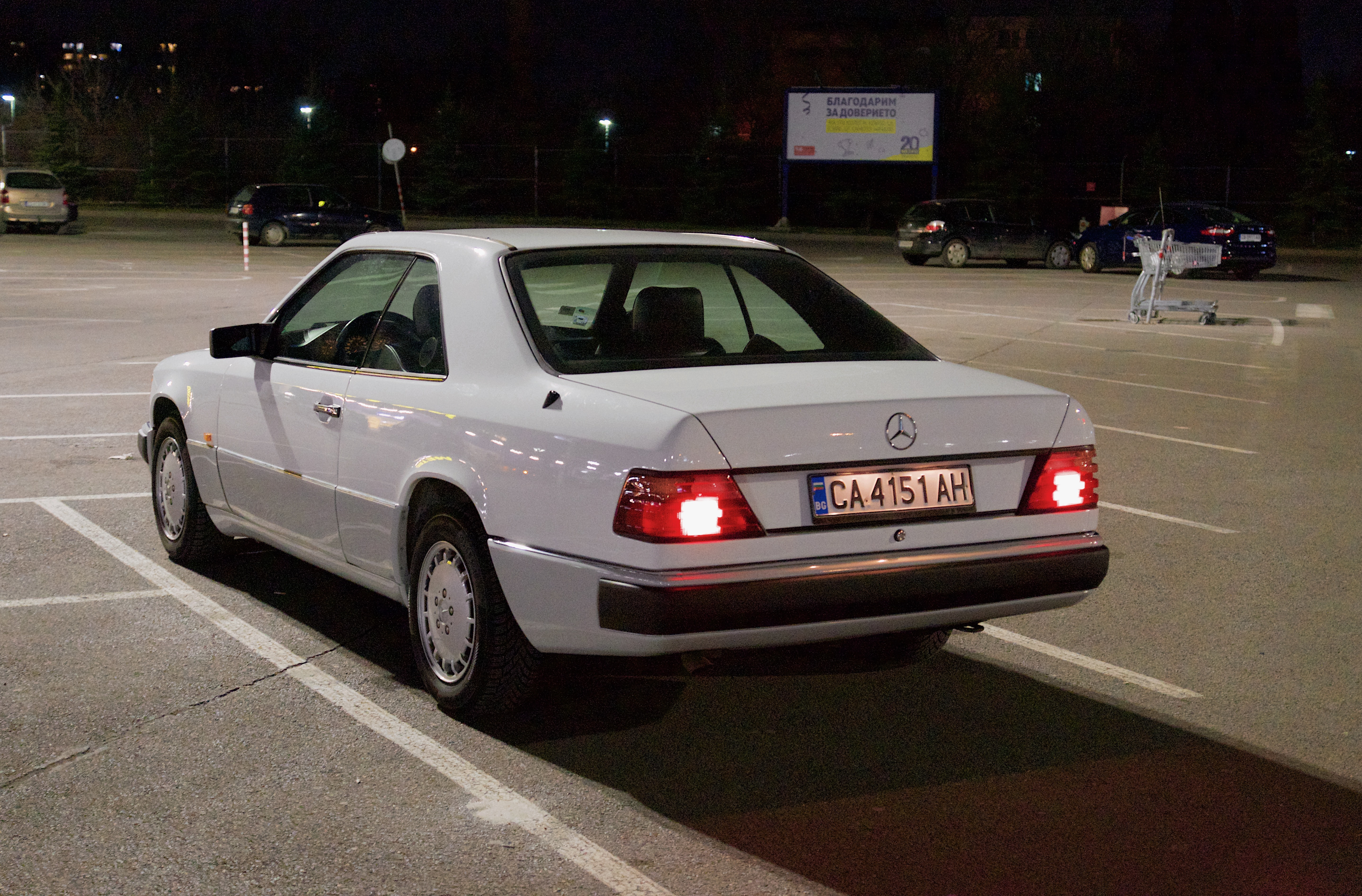 Mercedes Benz C 124 weiß